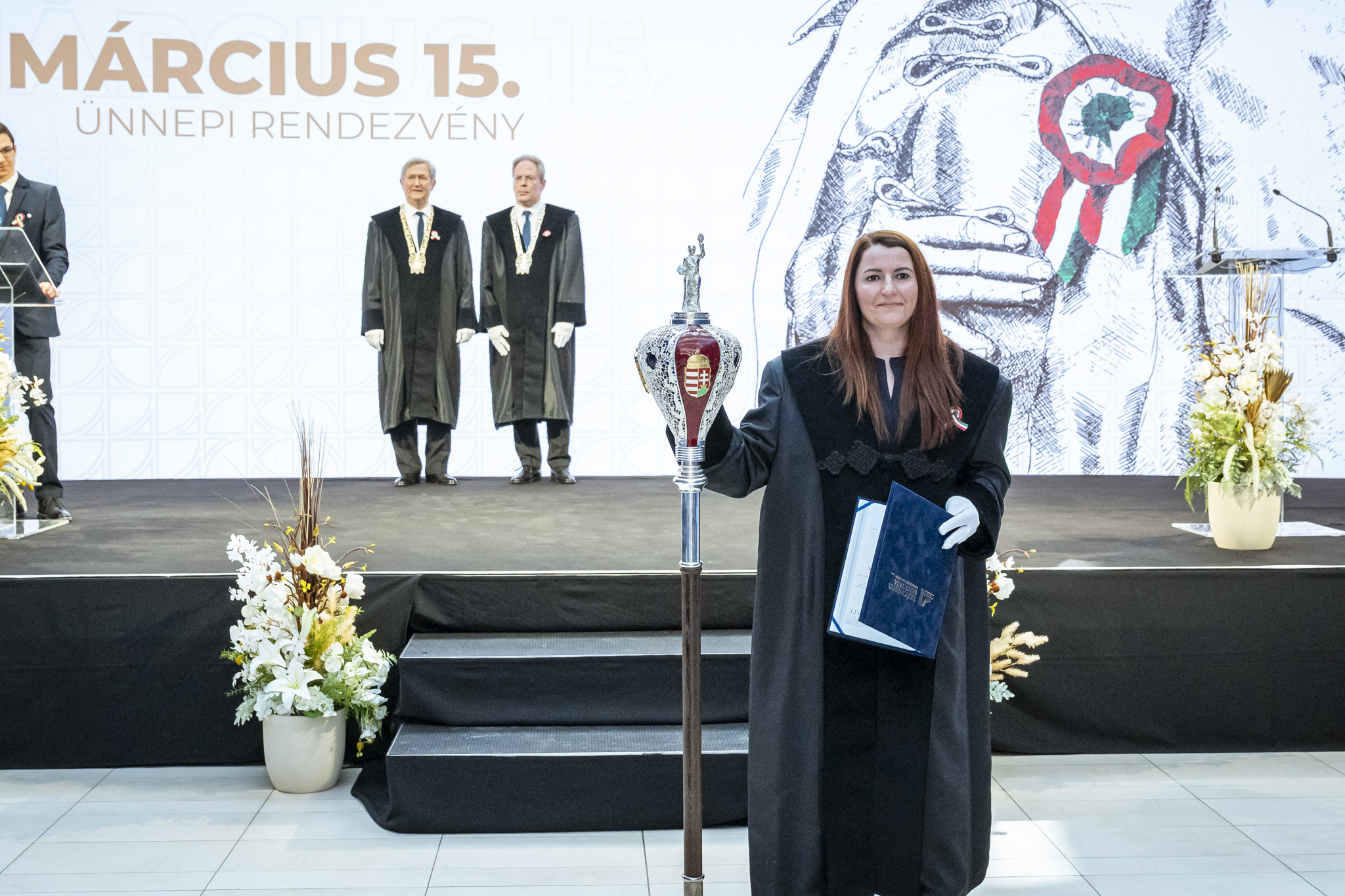 Doctoral gallery: The ceremony was completed by the conferral of doctoral degrees (Photo: András Adorján, Gergely Nagy / Széchenyi István University)